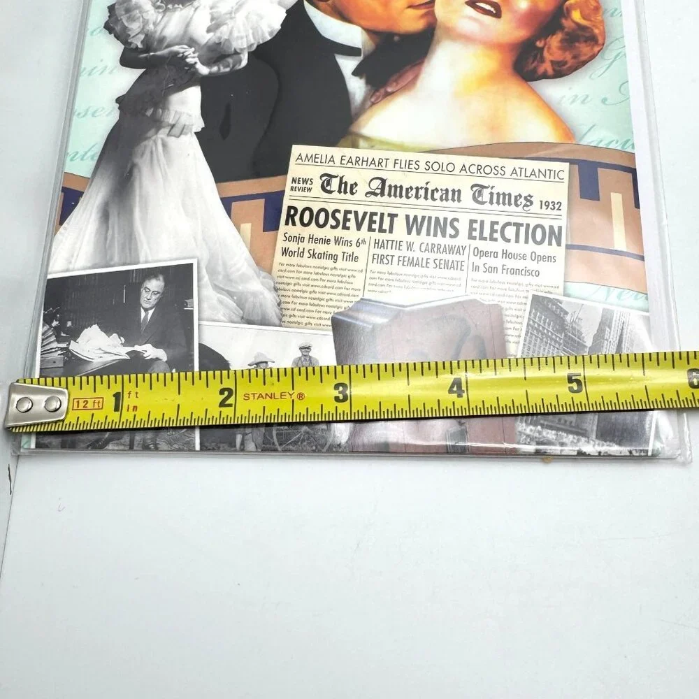 1932 Nostalgic Gift Greeting CardDVD Featuring Historical Events Songs Films